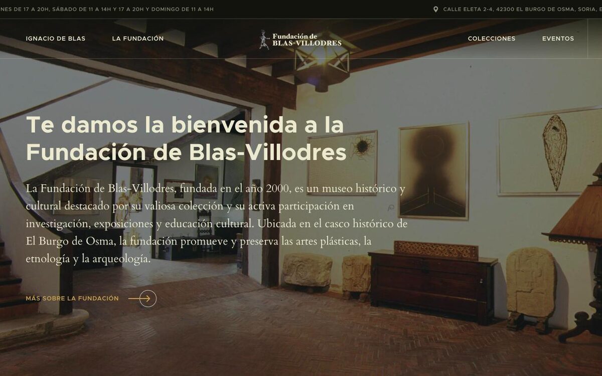 Portada de la Fundación de Blas-Villodres