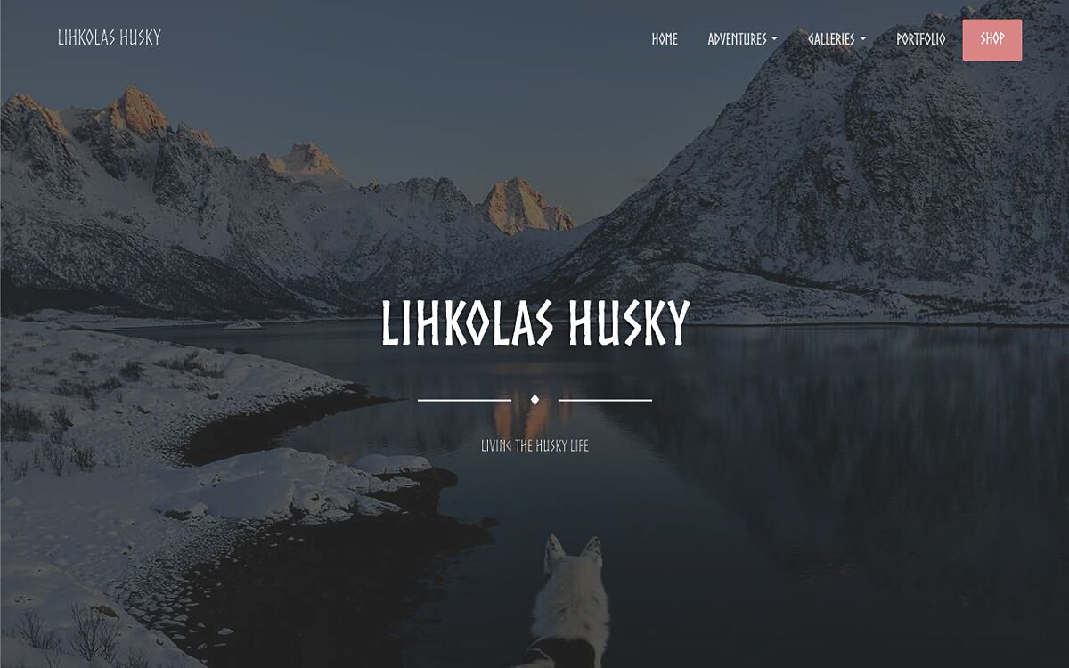 Captura del sitio Lihkolas Husky